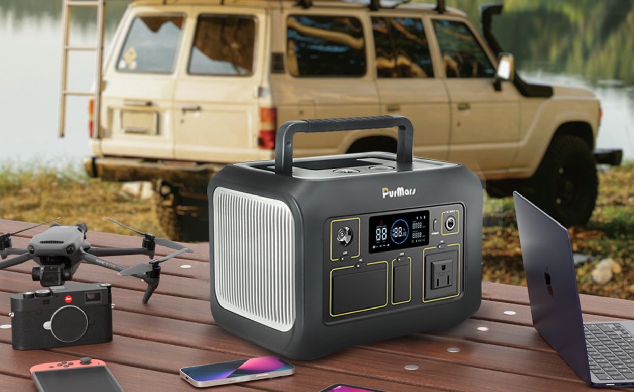 P300 plus portable power station for camping, outdoor adventures, and emergency backup powe