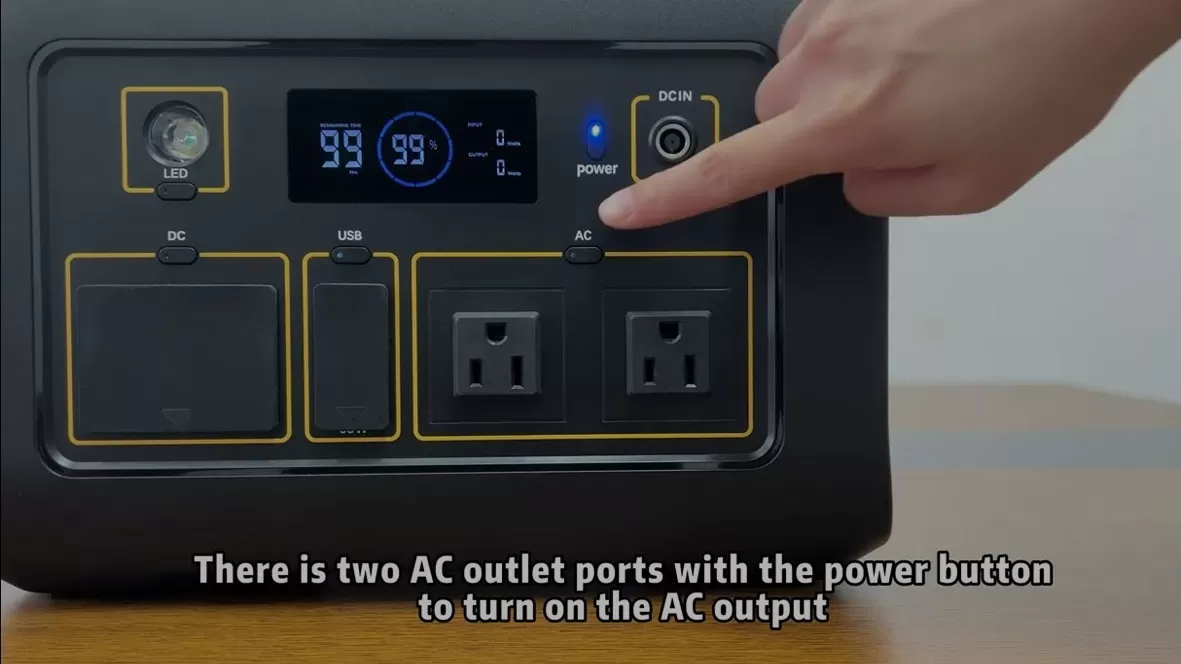 Portable Power Station P600|600W|Wireless Charging