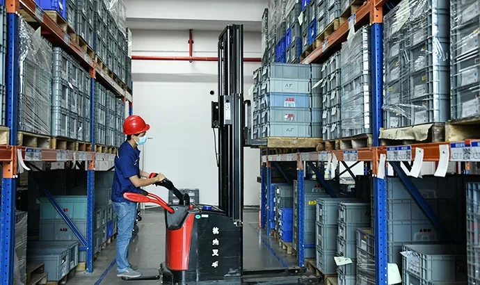 Power station warehouse