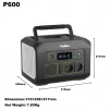 Portable power station dimension
