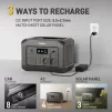 Portable power station 600w recharge ways