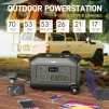 Portable power station multiple output device
