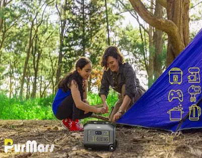 Purmars Portable Power Station becomes an emergency necessity in typhoon weather, renewing life and keeping safety