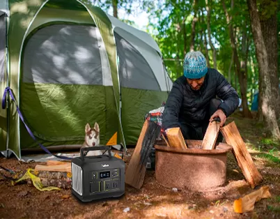 Purmars Portable Power Station 600w for Camping