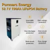 Purmars Energy 52.1V 100Ah LiFePO4 Battery with Smart BMS Protection Features